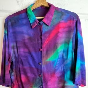 Tie Dyed FENGY Blouse